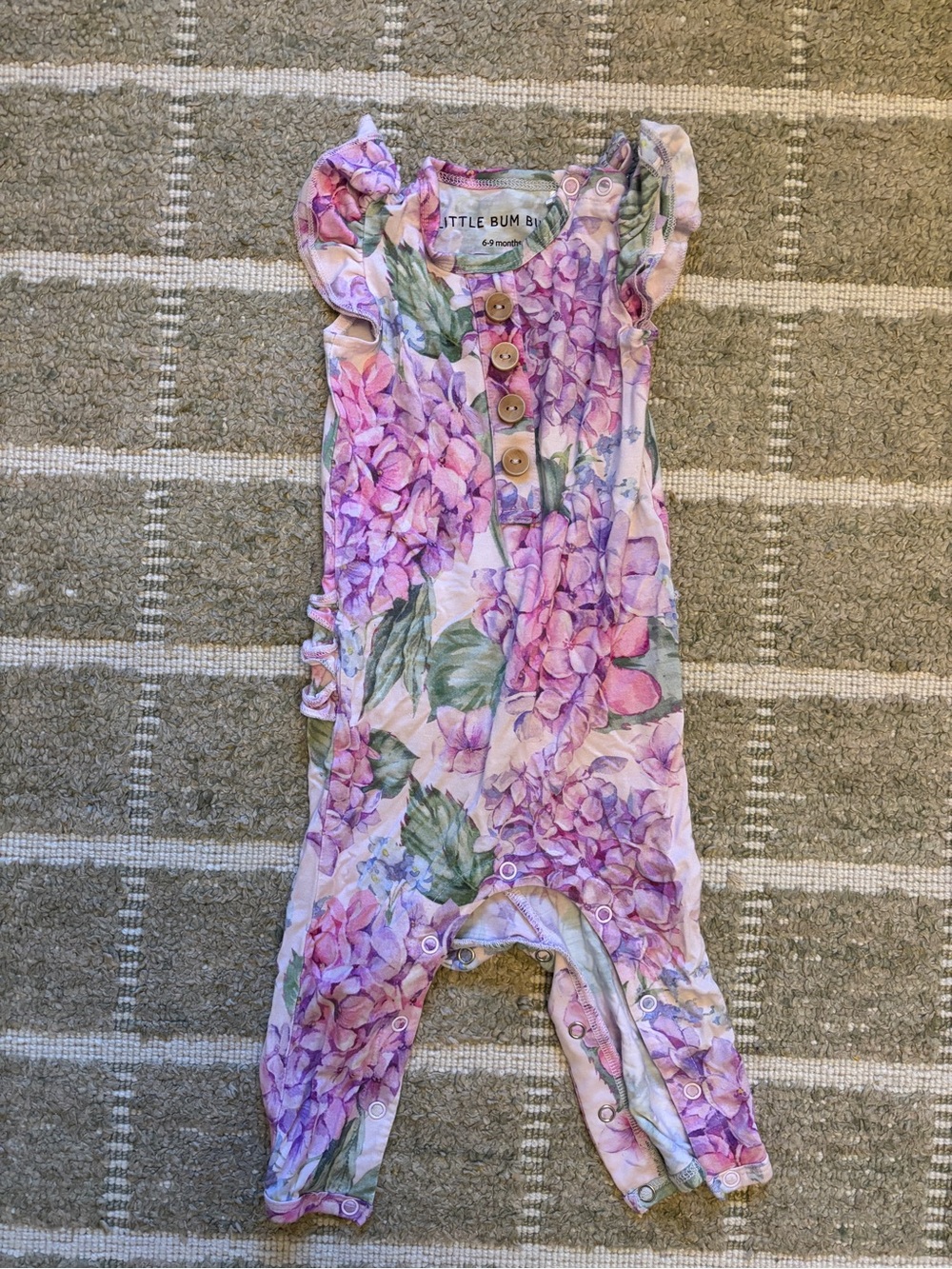 Bamboo Floral Baby Romper